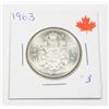 Image 1 : 1963 50 CENT 80% SILVER WHITE