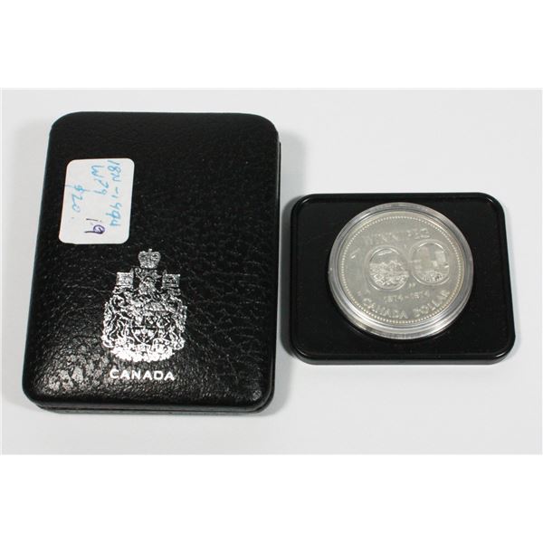 1874-1974 CITY OF WINNIPEG SILVER DOLLAR IN SPECIAL