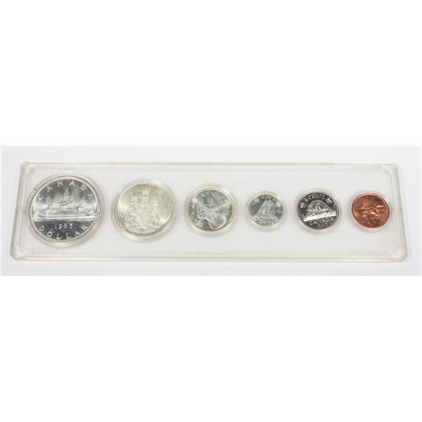1965 SM BEADS BLUNT 5 SILVER DOLLAR 6 COIN SET