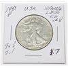 Image 1 : 1943 S 50 CENT STANDING LIBERTY 90% SILVER USA