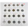 Image 2 : 20 SLEEVE NICKELS 1934,35,36,37,40,41,42,43 TOMBAC