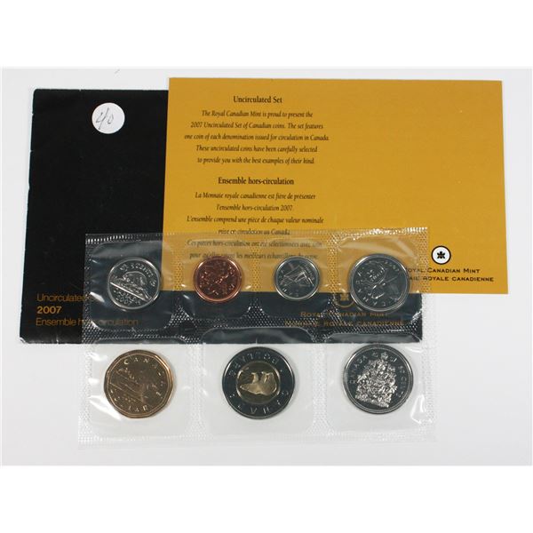 2007 CIRCULATED 7 COIN SET IN ORIGINAL PACKAGING