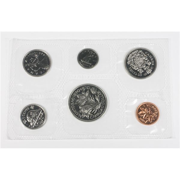 1870-1970 MANITOBA CENTENNIAL UNCIRCULATED 6 COIN