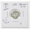Image 1 : 1942 D W.W.II USA MERCURY DIME 90% SILVER