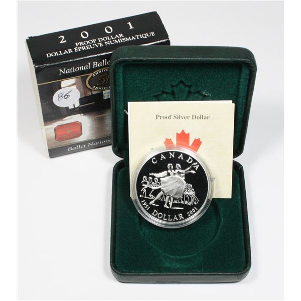 2001 PROOF DOLLAR 50TH ANNIVERSARY OF THE ROYAL