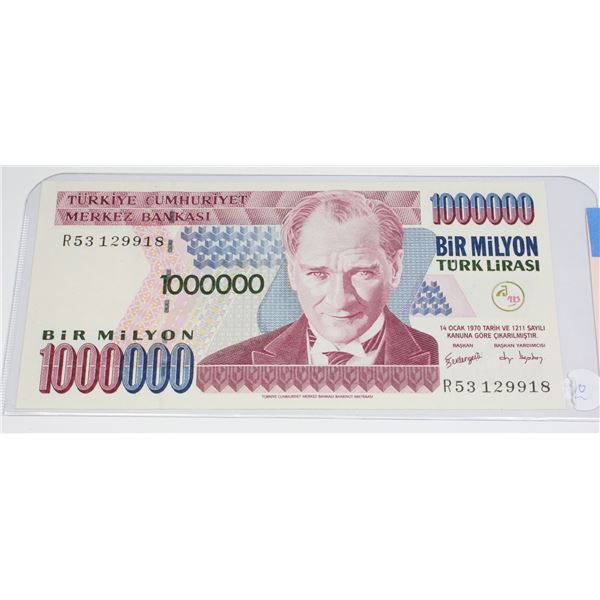 1970 TURKISH 1,000,000 BANK NOTER53129918