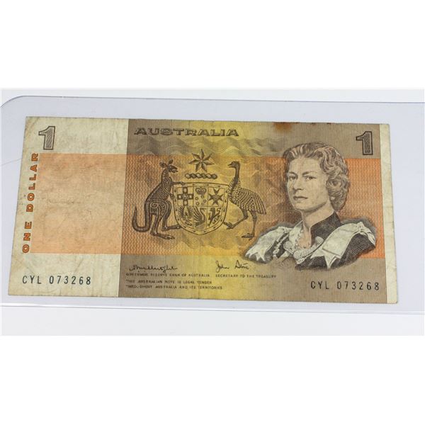1966 BANK OF AUSTRALIA ONE DOLLAR CYL 073268