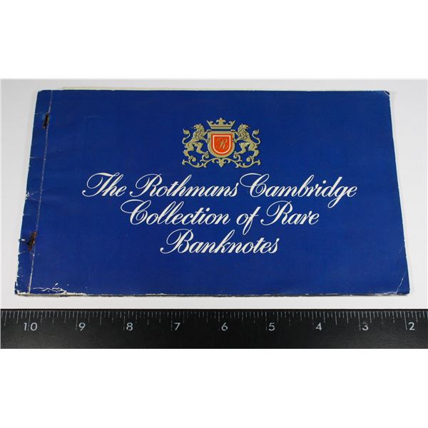 THE ROTHMANS CAMBRIDGE COLLECTION OF RARE