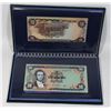 Image 4 : 1977BANK OF JAMAICA * NOTE COLLECTOR SET 1,2,5& 10