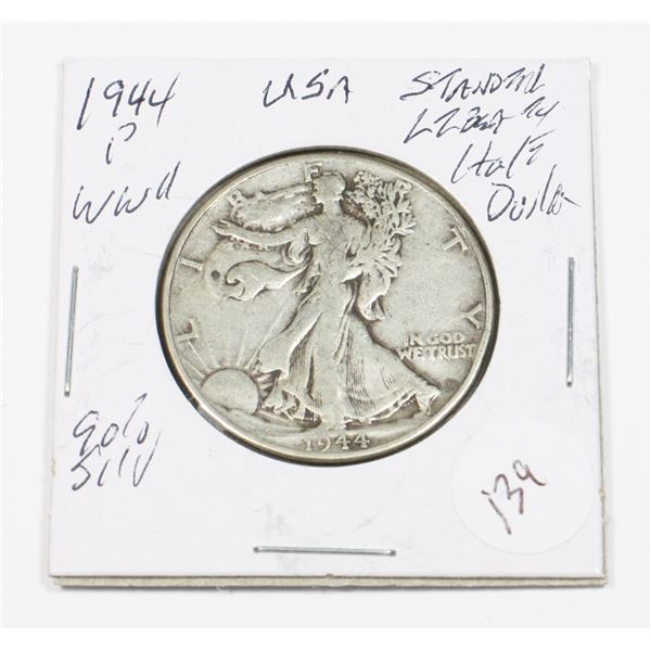 1944 P U.S.A. STANDING LIBERTY HALF DOLLAR