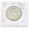 Image 1 : 1961 D U.S.A. BEN FRANKLIN HALF DOLLAR 90% SILVER