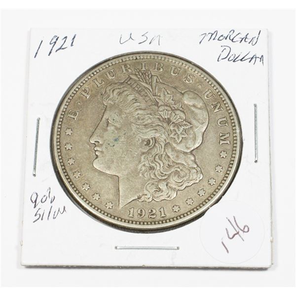 1921 P U.S.A. MORGAN DOLLAR 90 % SILVER