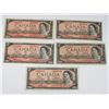 Image 1 : 5-1954 $2.00 BILLS 1ST RUNS A/G8258154 B/R.6416068