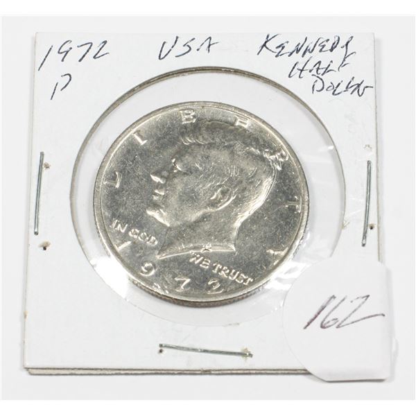 1972 P U.S.A. KENNEDY HALF DOLLAR