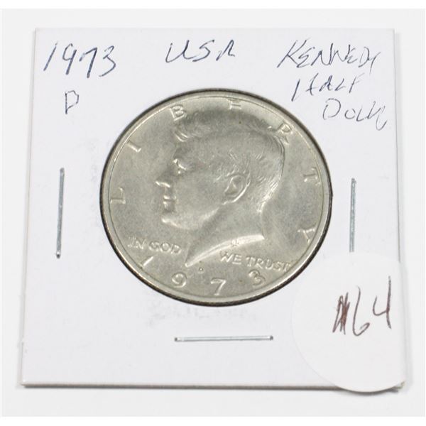 1973 D U.S.A. KENNEDY HALF DOLLAR