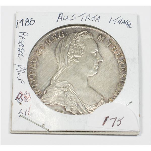 1780 X AUSTRIAN EMPIRE: EMPRESS MARIA THERESA