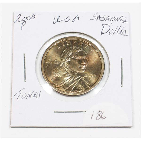 2000 P U.S.A. SACAGAWEA DOLLAR BEAUTIFUL EXAMPLE