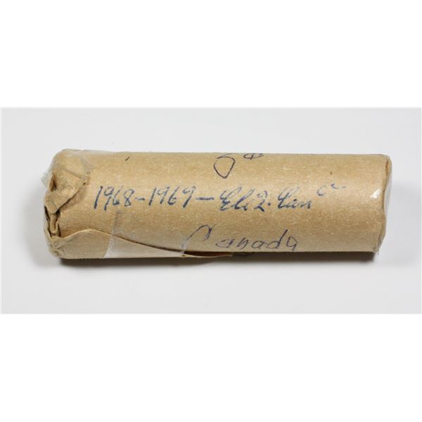 ESTATE ROLL OF NICKELS 1968 & 1969
