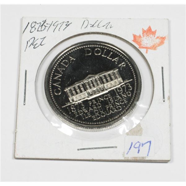 1867-1973 PRINCE EDWARD DOLLAR 100TH ANNIVERSARY