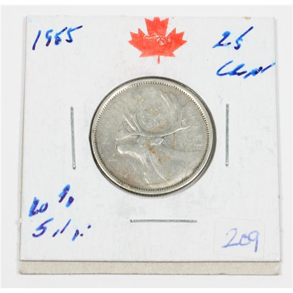 1955 QUARTER 80% SILVER