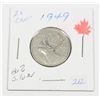 Image 1 : 1949 QUARTER 80% SILVER
