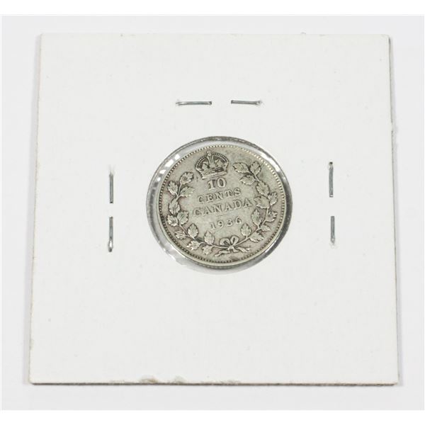 1936 KING GEORGE V 10 CENT 80% SILVER