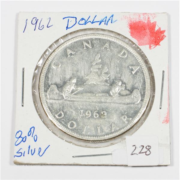 1962 SILVER DOLLAR 80% SILVER