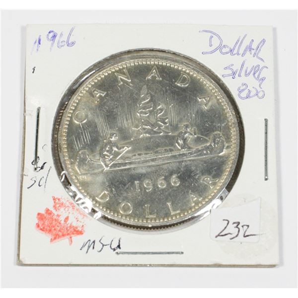 1966 SILVER DOLLAR 80% SILVER