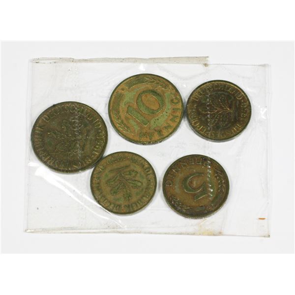 5 BUNDESREPLUBLIK DEUTSCHLAND TWO- 10 PHENNING &