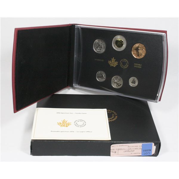 2016 SPECIMEN SET - TUNDRA SWAN COIN SET 004466 OF