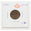 Image 1 : 1920 CANADA ONE CENT BROWN