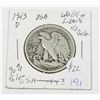 Image 2 : 1943 D 50 CENT STANDING LIBERTY 90% SILVER USA