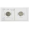 Image 2 : 1962 P & 1935 D U.S.A. ROOSEVELT & MERCURY DIME