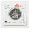 Image 1 : 1999 50 CENT ONLY 490,000 RARER DATE MS-64