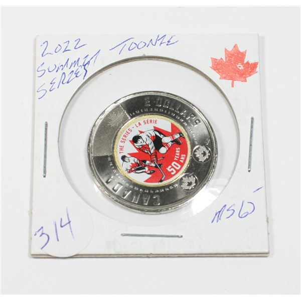 2022 SUMMIT SERIES COMMEMORATIVE TOONIE