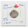 Image 1 : 1936 KING GEORGE V DIME 2,460,871 MINTED