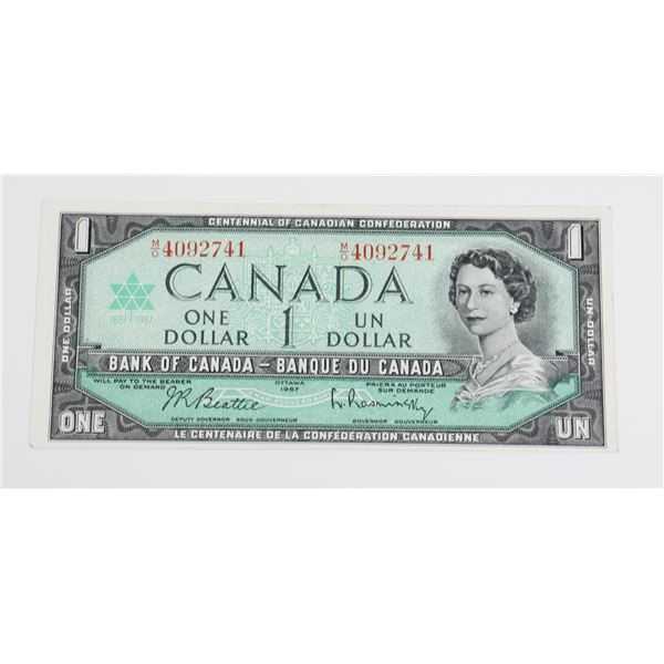 1967 $1.00 BILL MO4092741 BEATTIE RAMINSKY