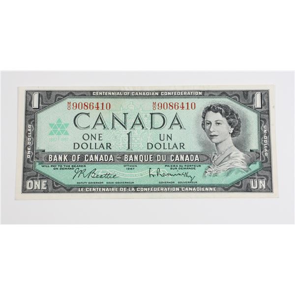 1967 $1.00 BILL MO9086410 BEATTIE RAMINSKY