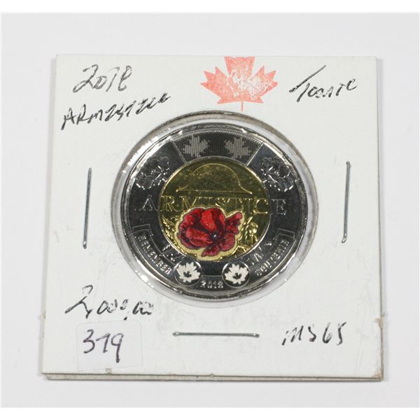 2018 ARMISTICE COLORED MS-65 ONLY 2,000,000