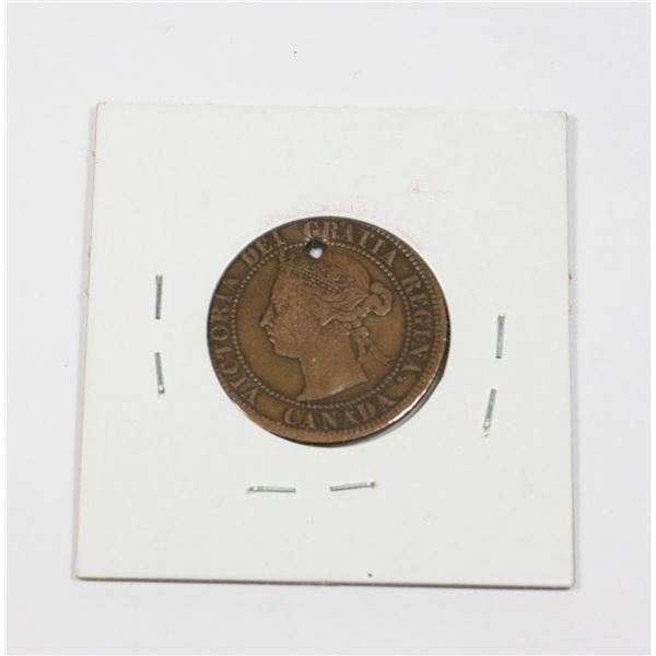 1888 ONE CENT QUEEN VICTORIA 4,000.000 MINTED