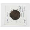 Image 1 : 1861 NOVA SCOTIA PENNY QUEEN VICTORIA