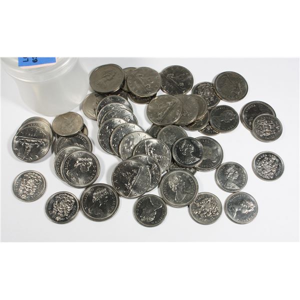 ONE PLASTIC CONTAINER FROM ESTATE CONTAINS