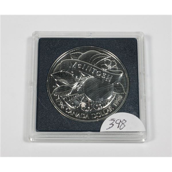 1796 - 1996 PROOF SILVER DOLLAR MCINTOSH APPLE