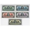 Image 2 : 1937 CANADA $1 TO $20 BILL SET $1 JM3720343 G/T