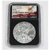 Image 1 : 2017 USA 1-OZ FINE SILVER AMERICAN EAGLE *CASE