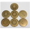 Image 2 : LOT OF 7 1867-1967 CANADA CONFEDERATION TOKENS