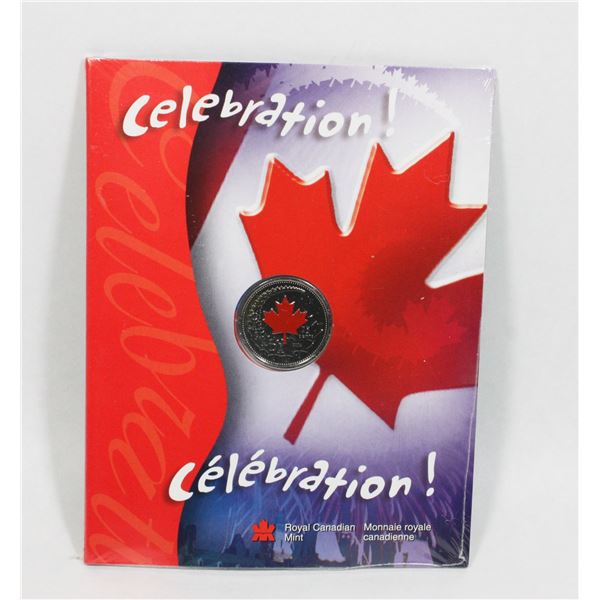 2004 CANADA CELEBRATION QUARTER IN SEALED