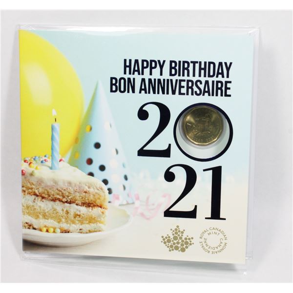 CANADA 5 COIN HAPPY BIRTHDAY 2021 COIN SET IN