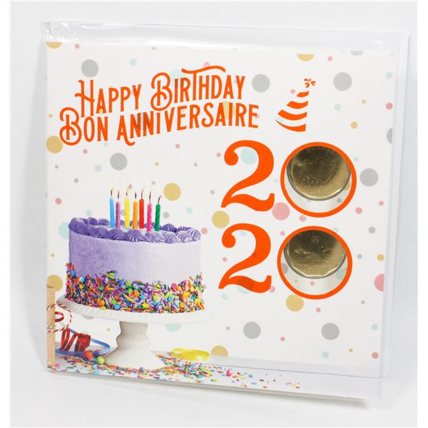 CANADA 6 COIN HAPPY BIRTHDAY 2020 COIN SET IN