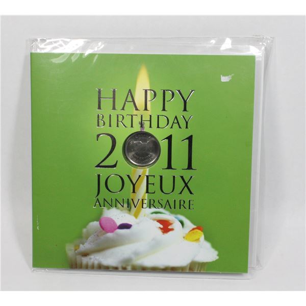 CANADA 7 COIN HAPPY BIRTHDAY 2011 COIN SET IN